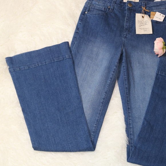 NWT RACHAEL Rachael Roy High Rise Flare Size 27 - Picture 5 of 7